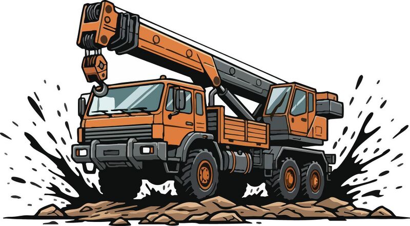 File:Heavy-duty-orange-truck-crane-illustration-on-rough-terrain-vector.jpg